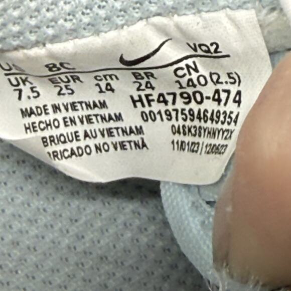 Nike Dunk Low GS 'Glacier Blue' Kids Size 8C HF4797-474 casual school comfort - Picture 6 of 7